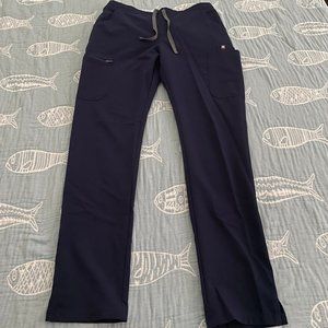 Figs Yola Skinny Scrub Pants Navy M/Tall